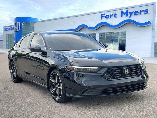 Crystal Black Pearl 2025 Honda Accord Hybrid Sport