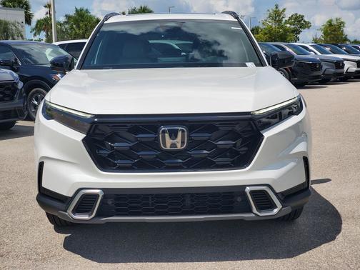 Platinum White Pearl 2026 Honda CR-V Hybrid Sport Touring AWD