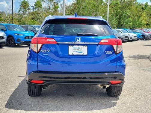 Aegean Blue Metallic 2019 Honda HR-V Sport