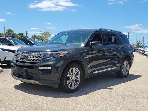 FORGED GREEN METALLIC 2023 Ford Explorer Limited