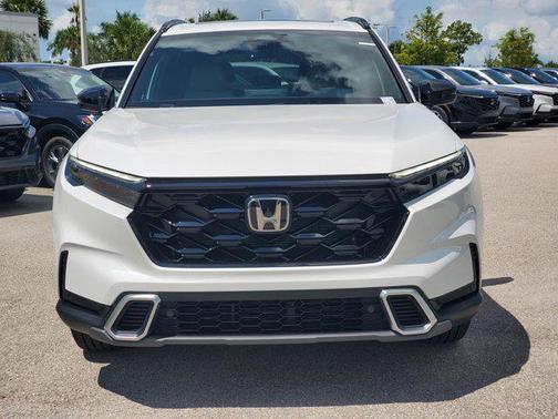Platinum White Pearl 2026 Honda CR-V Hybrid Sport Touring AWD