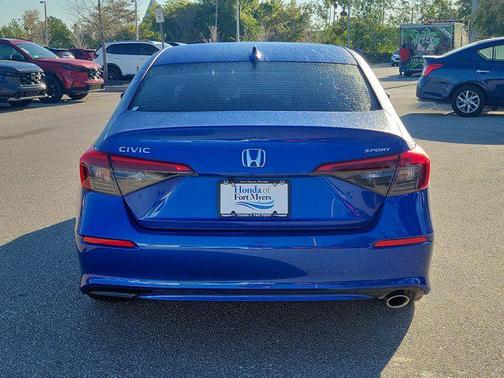 Aegean Blue Metallic 2023 Honda Civic Sport