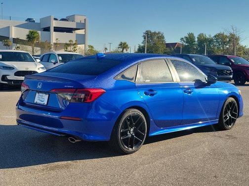 Aegean Blue Metallic 2023 Honda Civic Sport