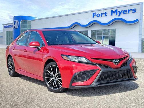 Supersonic Red 2024 Toyota Camry SE
