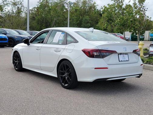 Platinum White Pearl 2025 Honda Civic Sport