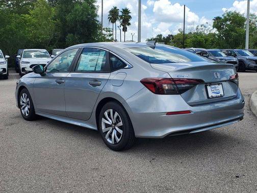 Solar Silver Metallic 2026 Honda Civic LX