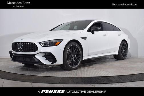 MANUFAKTUR Moonlight White Metallic 2025 Mercedes-Benz AMG GT 53 4-Door