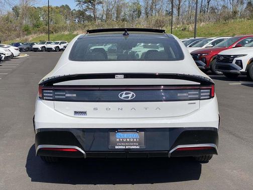 Serenity White 2026 Hyundai SONATA Hybrid SE