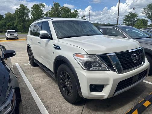 Pearl White 2017 Nissan Armada Platinum