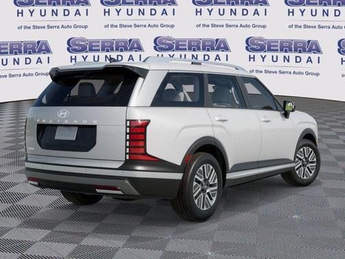 Creamy White Pearl 2026 Hyundai Palisade Hybrid Blue SEL 8P