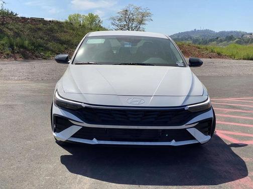 Serenity White 2026 Hyundai ELANTRA HEV SEL Sport