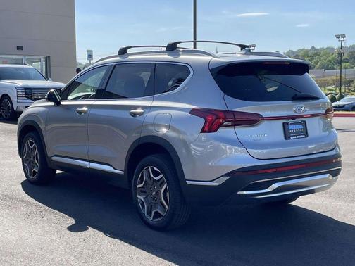 Shimmering Silver 2023 Hyundai SANTA FE HEV SEL Premium