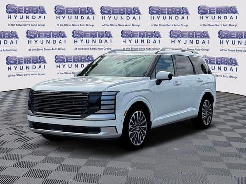 Creamy White Pearl 2026 Hyundai Palisade Hybrid Calligraphy