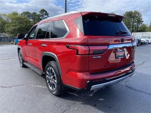 Supersonic Red 2024 Toyota Sequoia Limited