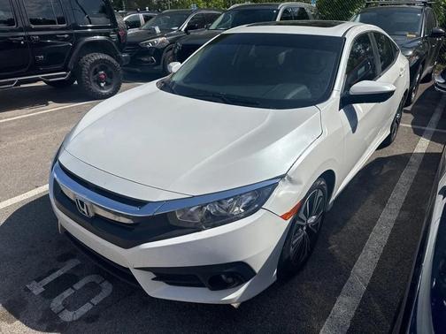 White 2018 Honda Civic EX-T