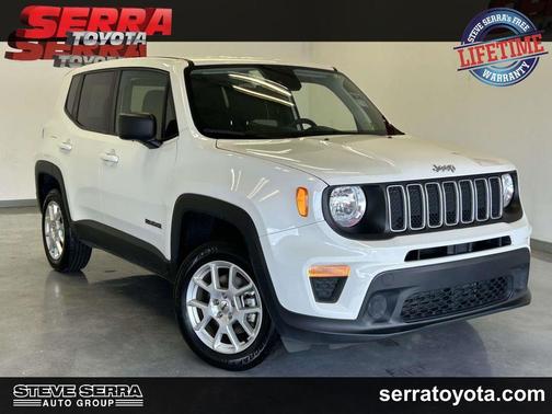 Alpine White Clearcoat 2023 Jeep Renegade Latitude
