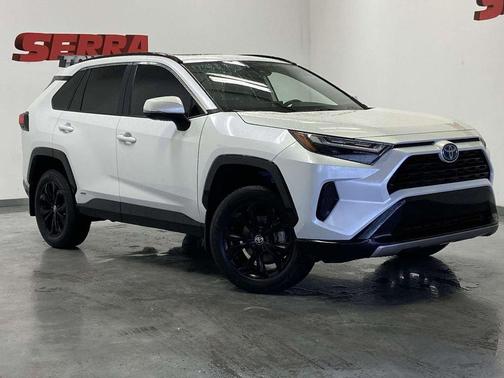 Wind Chill Pearl 2024 Toyota RAV4 Hybrid SE