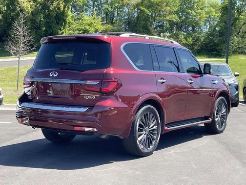 Coulis Red 2021 INFINITI QX80 PREMIUM SELECT AWD