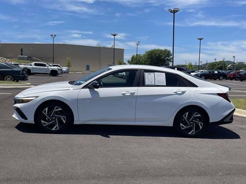 Serenity White 2025 Hyundai ELANTRA Sport