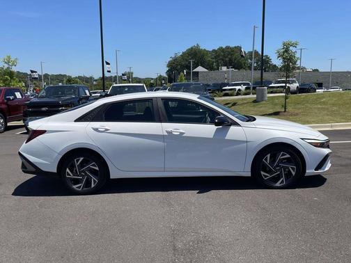 Serenity White 2025 Hyundai ELANTRA Sport