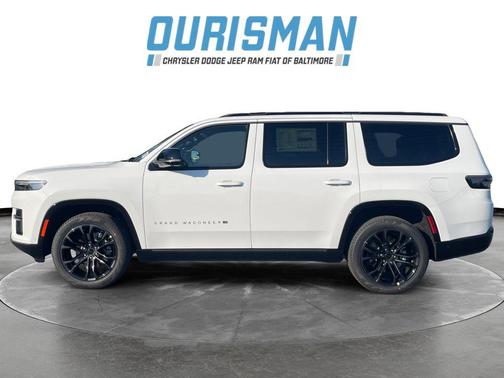 Bright White Clearcoat 2026 Jeep Grand Wagoneer Summit Obsidian 4x4