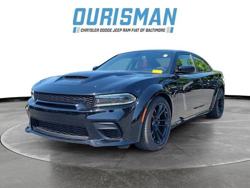 Pitch Black Clearcoat 2023 Dodge Charger SRT Hellcat Widebody Jailbreak