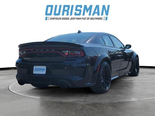 Pitch Black Clearcoat 2023 Dodge Charger SRT Hellcat Widebody Jailbreak