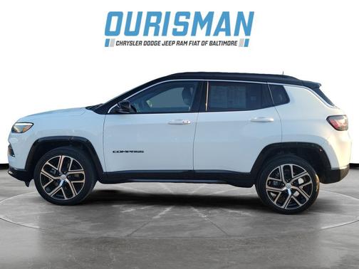 Bright White Clearcoat 2024 Jeep Compass Limited