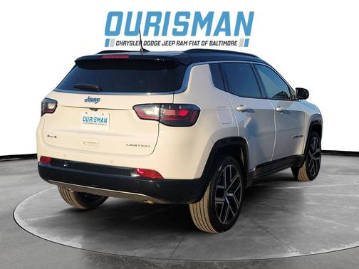 Bright White Clearcoat 2024 Jeep Compass Limited