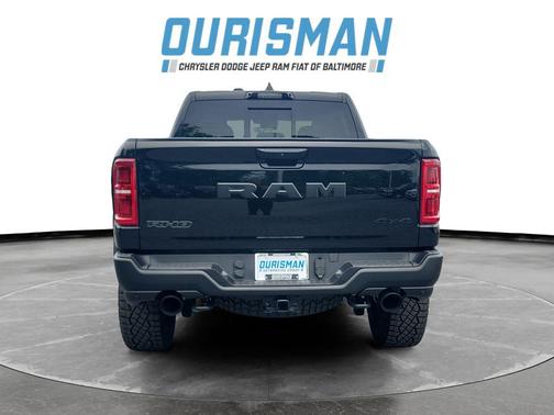 Diamond Black Crystal Pearlcoat 2026 RAM 1500 RHO Crew Cab 4x4 5'7' Box