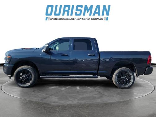 Forged Blue Metallic 2026 RAM 2500 Black Express Crew Cab 4x4 6'4' Box