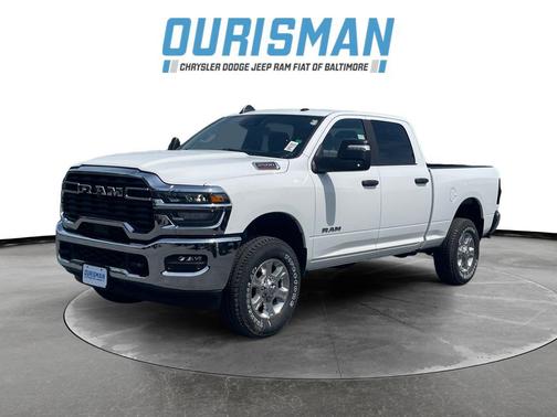 Bright White Clearcoat 2026 RAM 2500 Big Horn Crew Cab 4x4 6'4' Box
