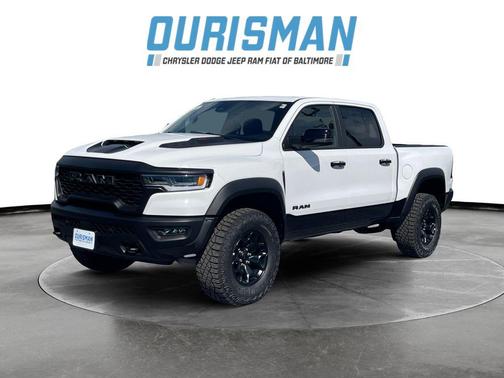 Bright White Clearcoat 2026 RAM 1500 RHO Crew Cab 4x4 5'7' Box