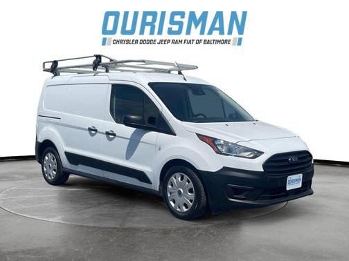 Frozen White 2023 Ford Transit Connect XL Cargo Van