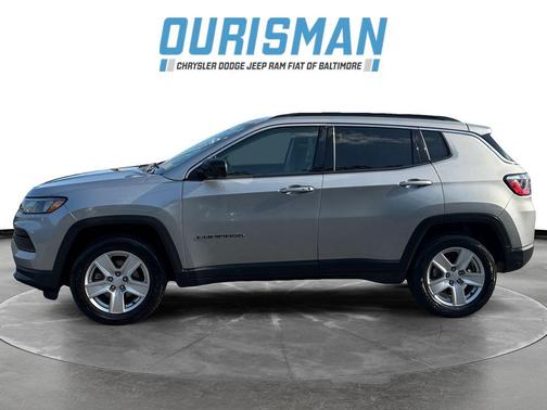 Billet Silver Metallic Clearcoat 2022 Jeep Compass Latitude