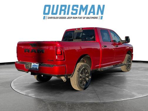 Molten Red Pearlcoat 2026 RAM 2500 Black Express Crew Cab 4x4 6'4' Box