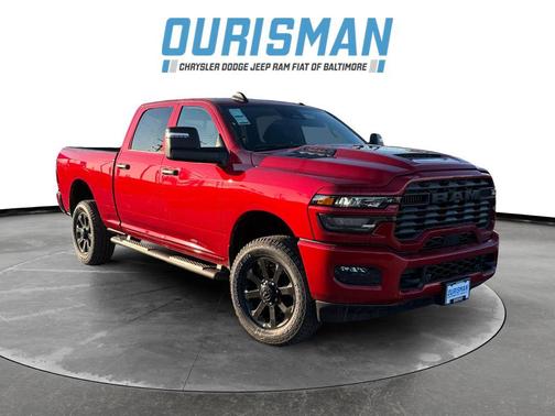 Molten Red Pearlcoat 2026 RAM 2500 Black Express Crew Cab 4x4 6'4' Box