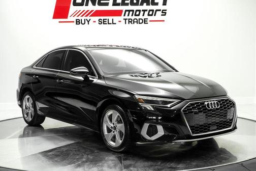 Brilliant Black 2023 Audi A3 Premium