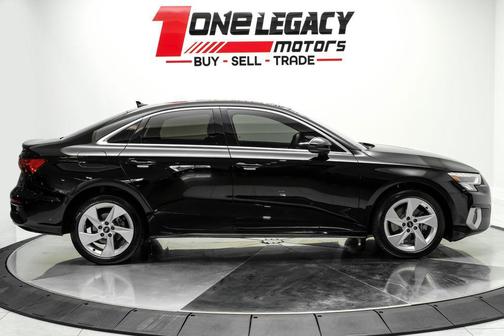 Brilliant Black 2023 Audi A3 Premium