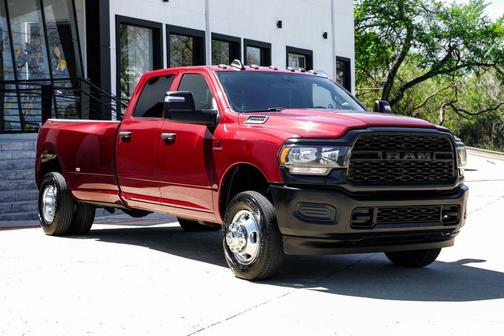 Delmonico Red Pearlcoat 2024 RAM 3500 Tradesman Crew Cab 4x4 8' Box