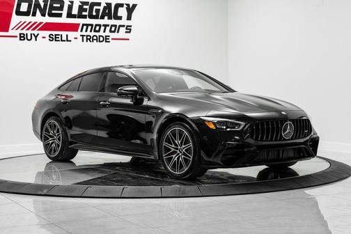 Obsidian Black Metallic 2024 Mercedes-Benz AMG GT 53 4-Door