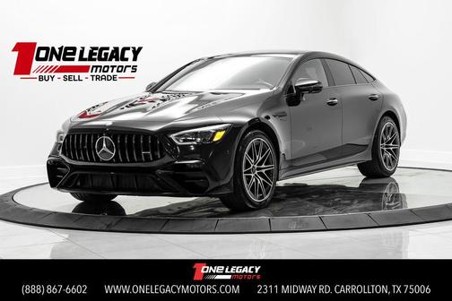 Obsidian Black Metallic 2024 Mercedes-Benz AMG GT 53 4-Door