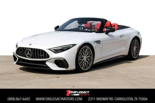 White 2022 Mercedes-Benz AMG SL 63 Base