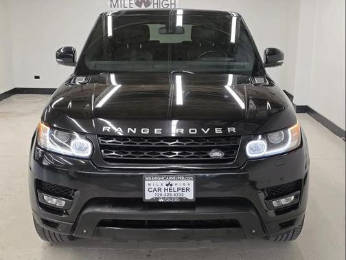 Black 2015 Land Rover Range Rover Sport Supercharged HSE