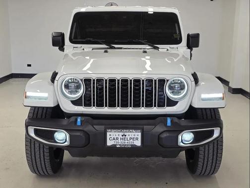 White 2024 Jeep Wrangler 4xe Sahara