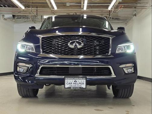 Hermosa Blue 2017 INFINITI QX80 Base
