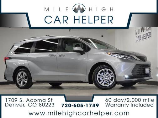 Silver 2022 Toyota Sienna Limited