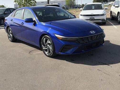 Intense Blue 2025 Hyundai ELANTRA Limited