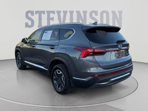 Portofino Gray 2021 Hyundai SANTA FE HEV Blue