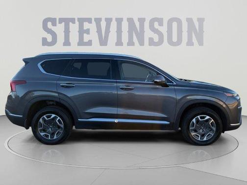 Portofino Gray 2021 Hyundai SANTA FE HEV Blue